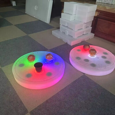 Bom preço Iluminação de pista de dança redonda interativa LED de material PE, colorida, projetada especialmente para eventos de boate e casamento on-line