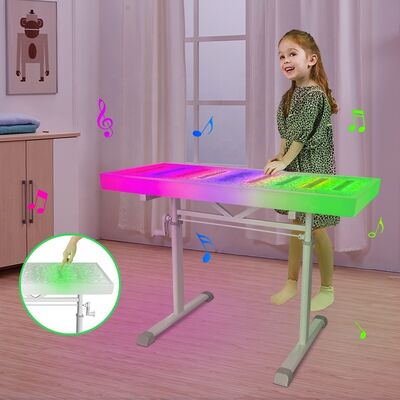 Buen precio Escritorio de estudio ajustable a gran altura Escritorio de lectura Niños Niña Mesa ergonómica al por mayor Mesa de entretenimiento LED en línea