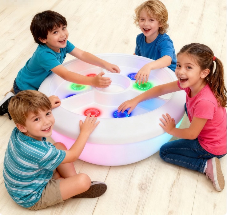 Led Kids LED Kids Sand Art Table Early Education Toys Touch Control Color ...