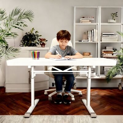 Buen precio Escritorios de trabajo de pie luminosos inteligentes y ajustables en altura con 16 colores para oficina, juegos y estudio, mesas de trabajo para dormitorio en línea