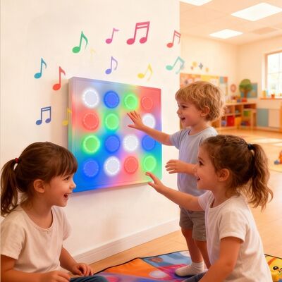 Guter Preis Öko-freundlicher, moderner Marmot-Spieltisch Interaktives Wand-Touch-Spielzeug Ball für Babys Kinder Vergnügungspark LED DC5V 8W Online