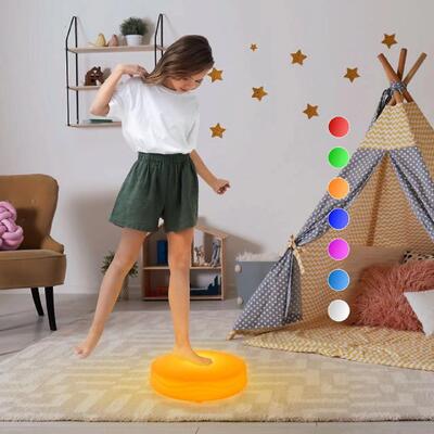 Bon prix Mobilier LED moderne Jouet pour enfants Sol de danse à contrôle tactile LED Lumière de sol en plastique musical Construit en matériau PE de haute qualité en ligne