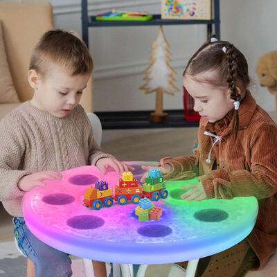 Harga bagus Touch Luminous Desk for Children's Study Rumah Mahasiswa Desain Modern Sederhana Plastik Penggunaan Rumah Tangga on line