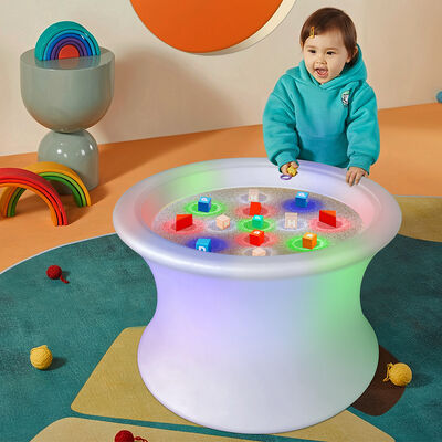 Buen precio Personalización Nuevo diseño de niños Actividad de la mesa de la casa al aire libre / interior de la mesa sensorial de arena y agua de la mesa para niños en línea