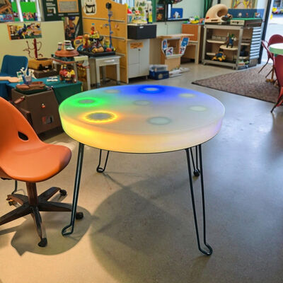 Bon prix Table de jeu Musical Whack-a-Mole LED Interactive Contrôle Tactile Table d'activité pour enfants Tactile Changement de couleur Étanche en ligne