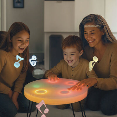 Bon prix Table lumineuse musicale pour enfants, jeu de taupe intelligent pour enfants d'âge préscolaire, jouets éducatifs en ligne