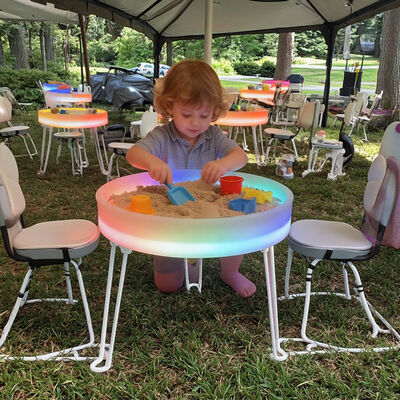 Goede prijs Opvouwbare campingtafel voor kinderen Modern design Kleurveranderende lichten Muziek Waterdicht Educatief Sensorisch speelgoed voor kinderen online