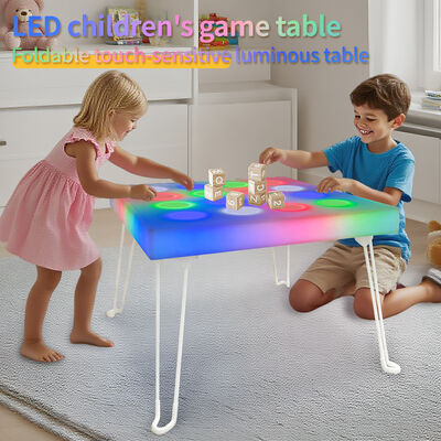 Good price Smart Touch Color Changing Kids Table Indoor Study Play Outdoor Night Light Multifunctional with Music Player LED Illuminated Desk Foldable Table online