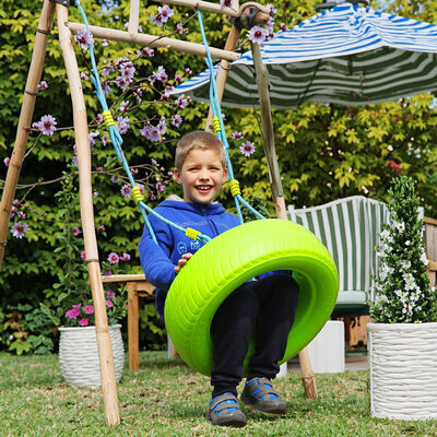 Goede prijs LED Banden Schommel Waterdicht 16 RGB Kleur Veranderende Pretpark Attracties Kinderschommel met Afstandsbediening voor Achtertuin Speeltuin online