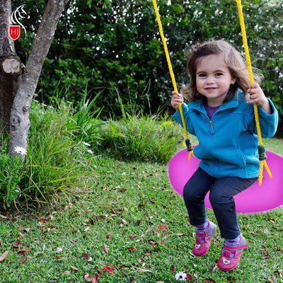 Good price Newdesign Cheap 16 Colors RGB  Led Children's Swing Outdoor Swing for Kids Single Patio Swing With Canopy online