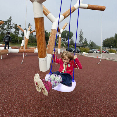 Harga bagus 2022 Desain Baru 16 Warna RGB LED Anak-anak Ayunan Waterproof LED Patio Ayunan untuk Dijual on line