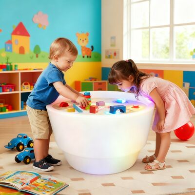 Bon prix Table de peinture sur sable lumineuse portable pour enfants, jouets éducatifs, cadeaux d'anniversaire et de Noël pour enfants en ligne