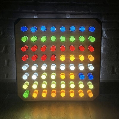 Led Activity Light Sensory LED Activity Light Panel with Colourful Pegs – Interactive DIY ...