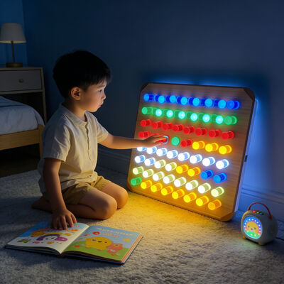 Sensory LED Activity Light Panel with Colourful Pegs – Interactive DIY ...