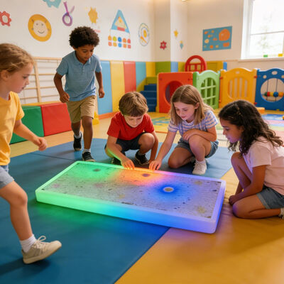 Interactive LED Sensory Dance Floor Tiles for Kids & Autism Therapy