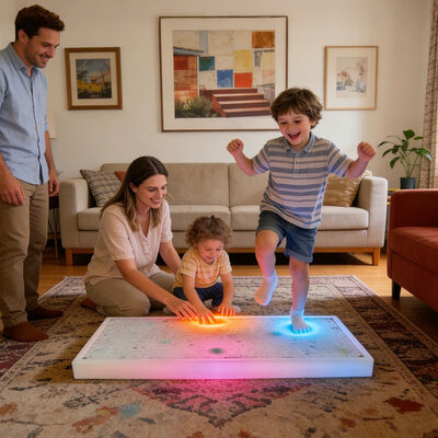 Good price Interactive LED Sensory Dance Floor Tiles for Kids – Touch Responsive Autism Sensory Play Equipment online