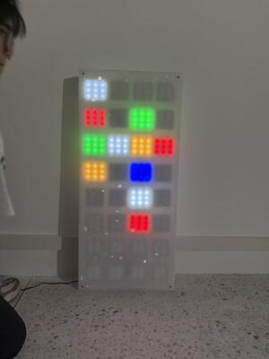 Interactive LED Wall Lamp | Touch Sensitive RGB Light Panel for Sensory ...