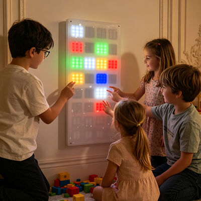 Interactive LED Wall Lamp | Touch Sensitive RGB Light Panel for Sensory ...