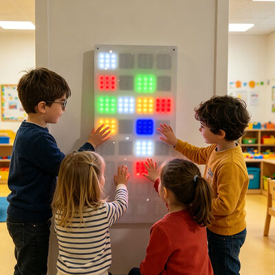 Interactive LED Wall Lamp | Touch Sensitive RGB Light Panel for Sensory ...