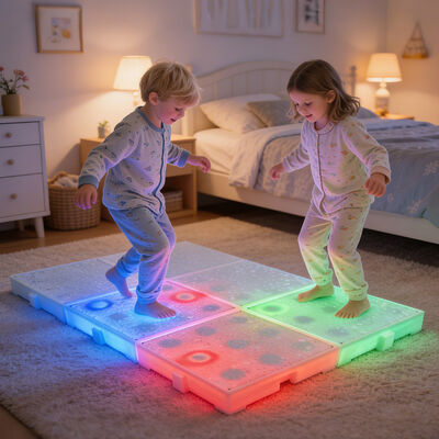 Calidad Baldosa de terapia Step-to-Light: cuadrado de piso LED para terapia ocupacional, equilibrio y coordinación motora Fábrica