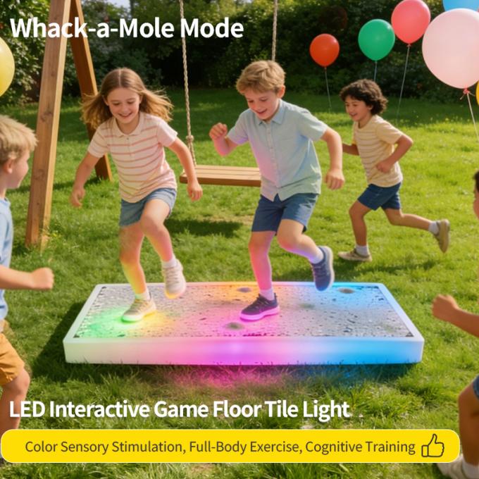 Interactive LED Sensory Floor Tiles for Autism Therapy & Play